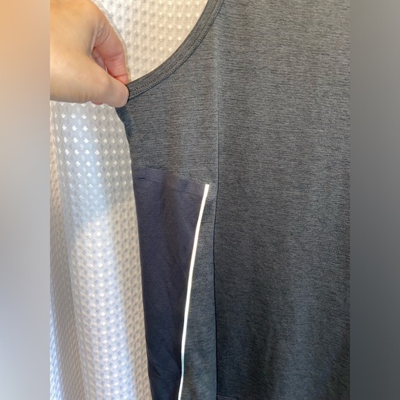 Men’s LULULEMON‎ fast and free Graphite Grey gray Tank size medium NWT - Picture 5 of 14